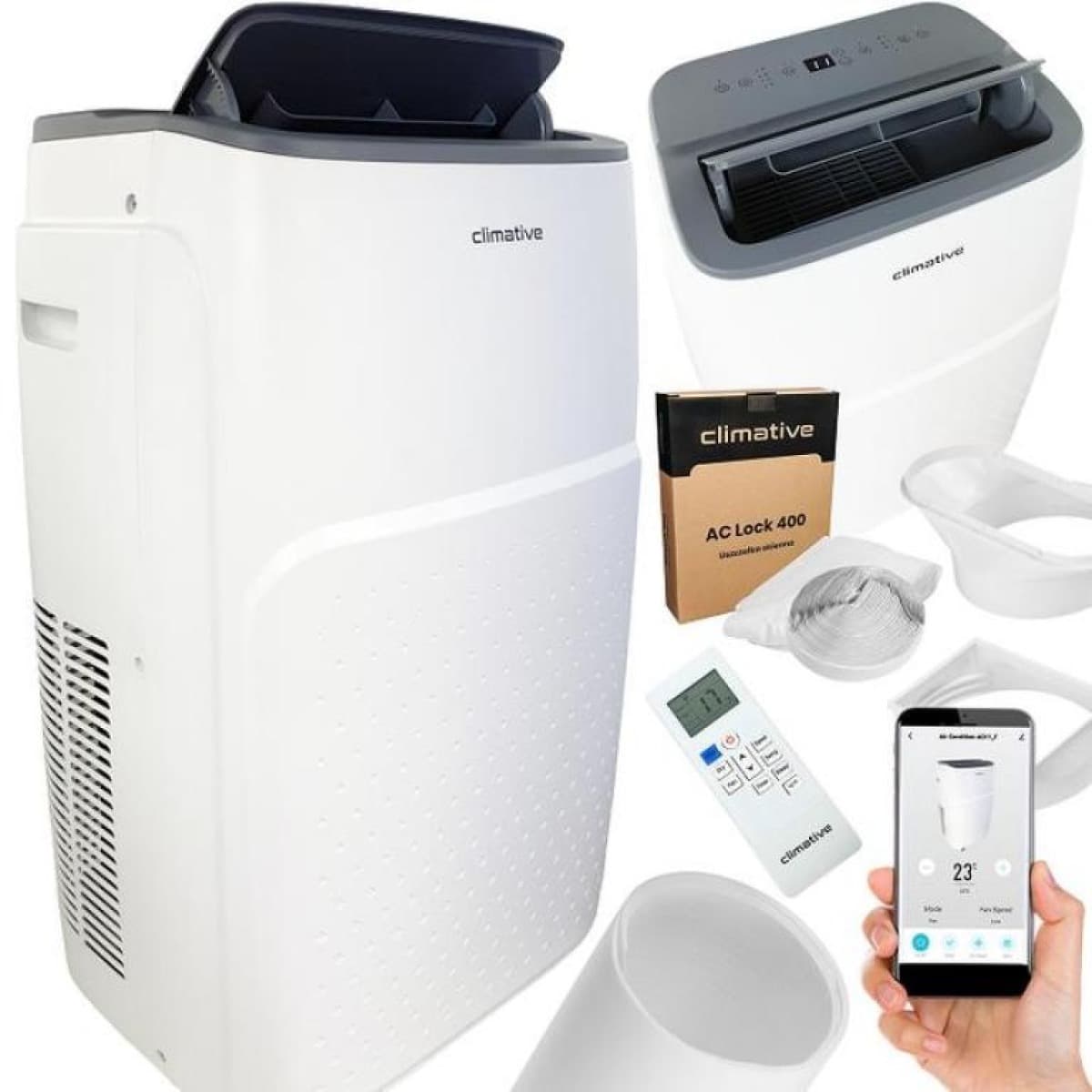 Klimatyzator przenośny 4100kW Climative AC41-S JET WiFi